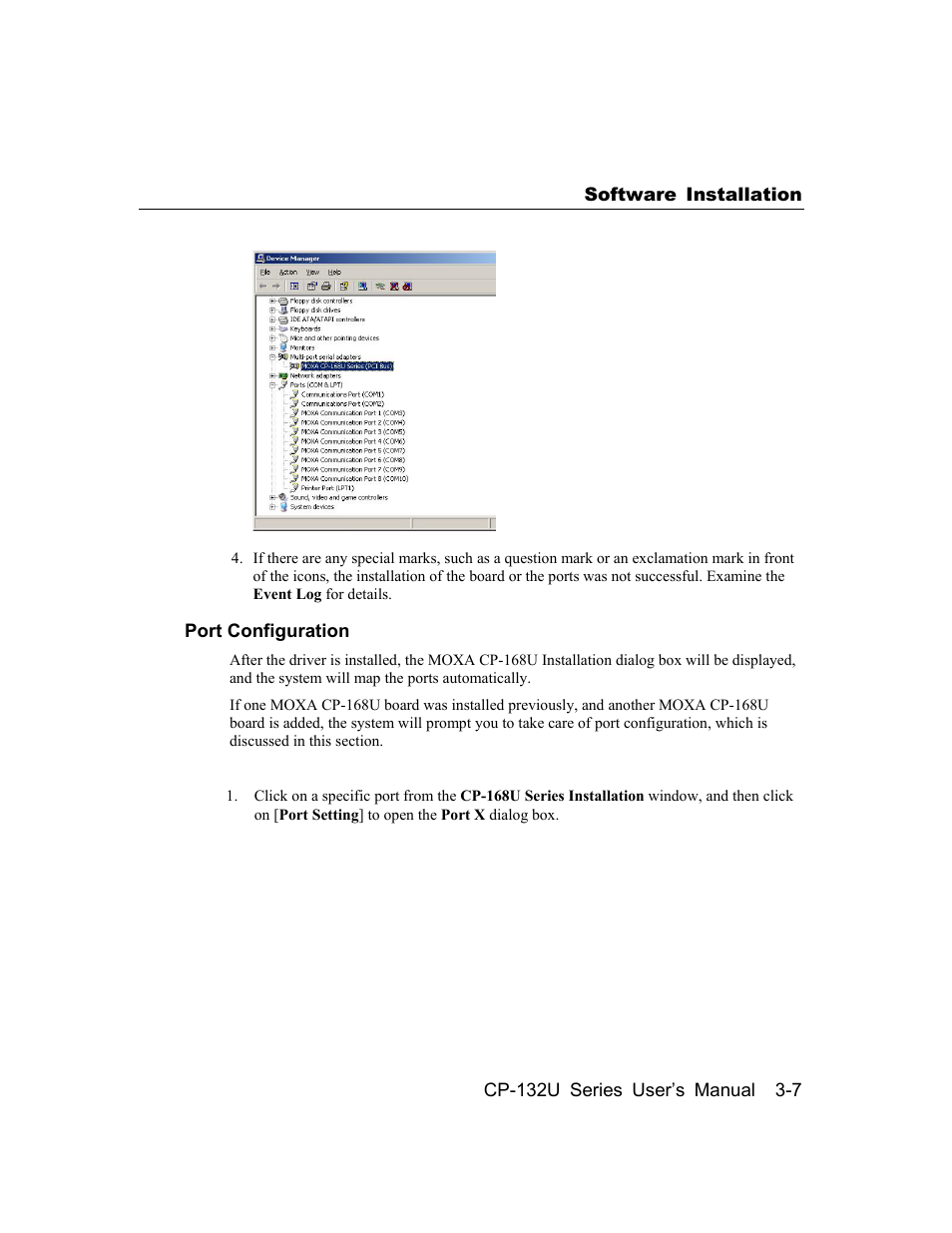Moxa Technologies CP-132U User Manual | Page 23 / 87