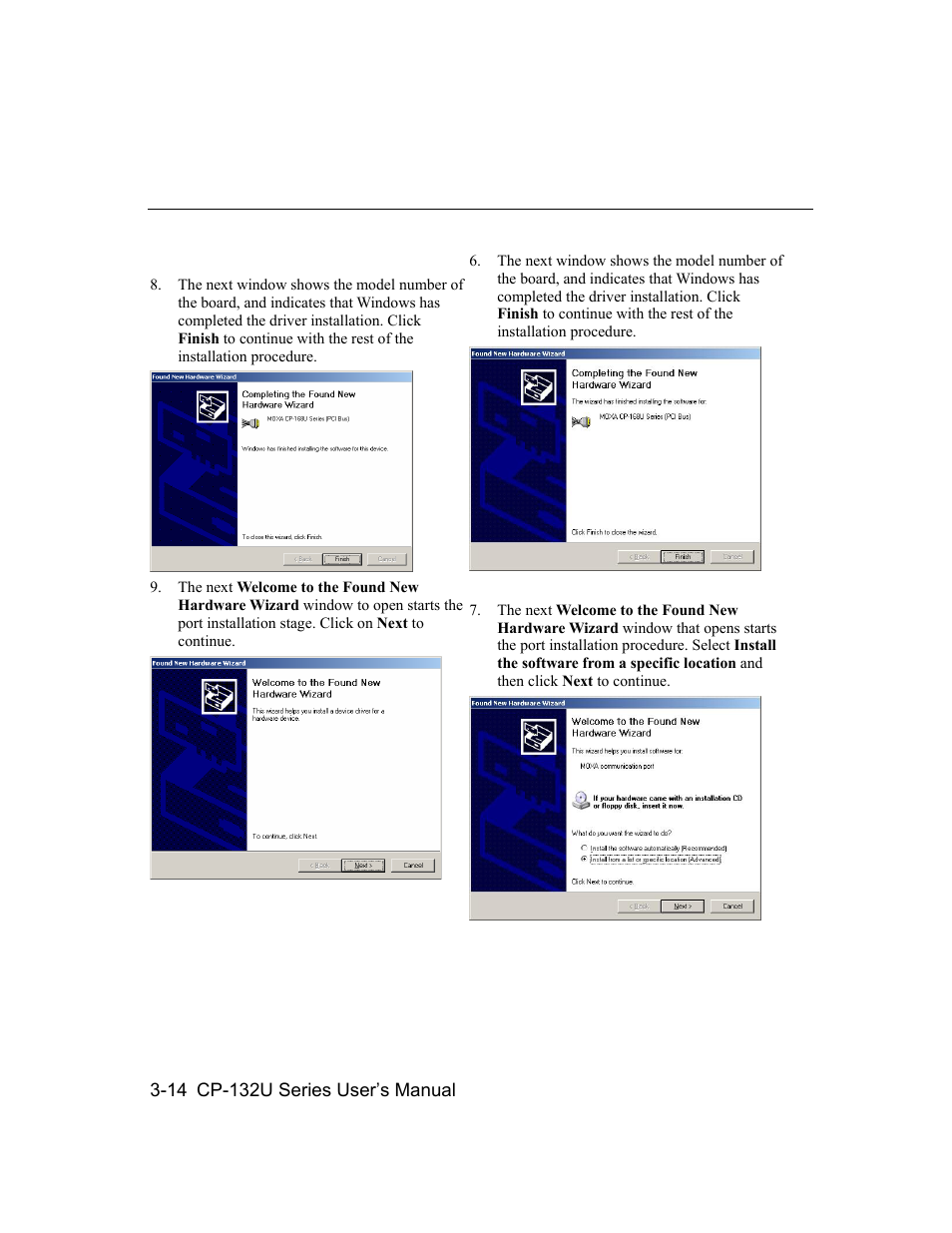 Moxa Technologies CP-132U User Manual | Page 30 / 87