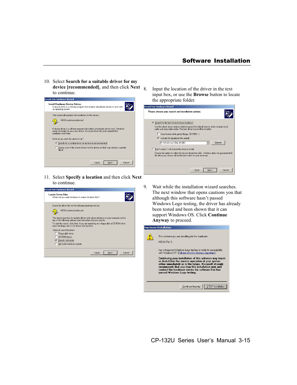 Moxa Technologies CP-132U User Manual | Page 31 / 87