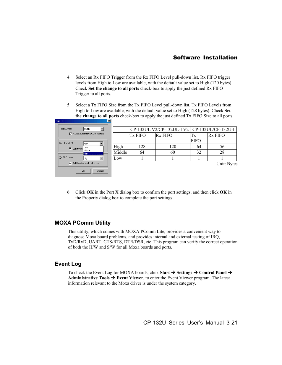 Moxa Technologies CP-132U User Manual | Page 37 / 87