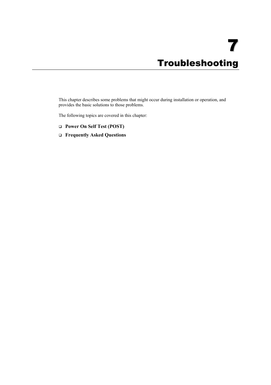 Chapter 7, Troubleshooting -1 | Moxa Technologies 2140 User Manual | Page 75 / 100