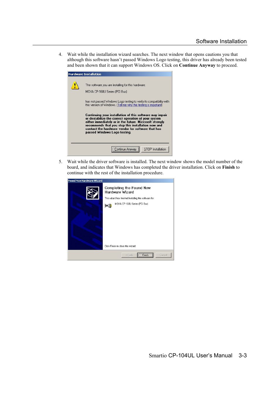 Moxa Technologies CP-104UL User Manual | Page 17 / 69