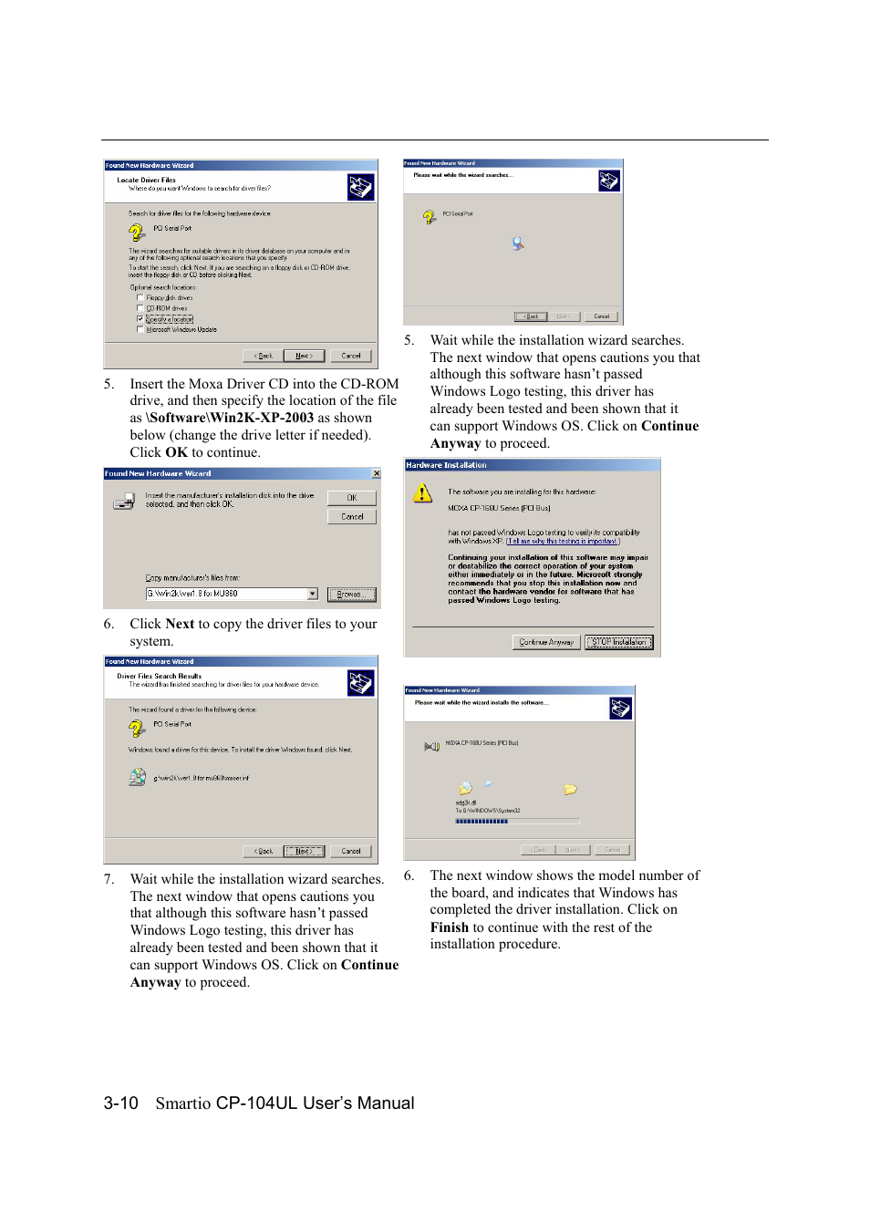 Moxa Technologies CP-104UL User Manual | Page 24 / 69