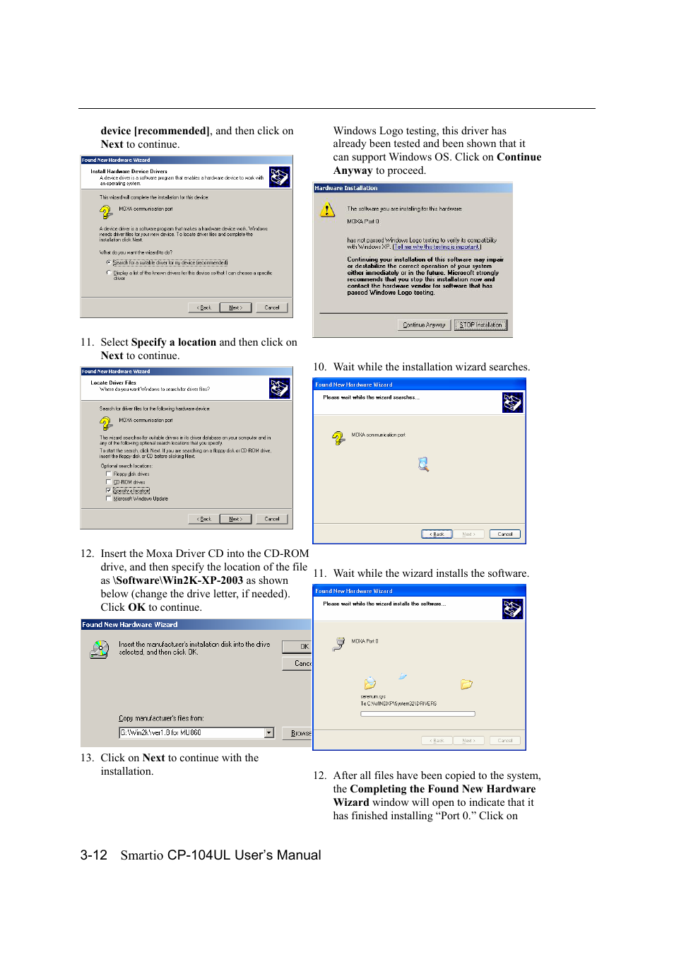 Moxa Technologies CP-104UL User Manual | Page 26 / 69