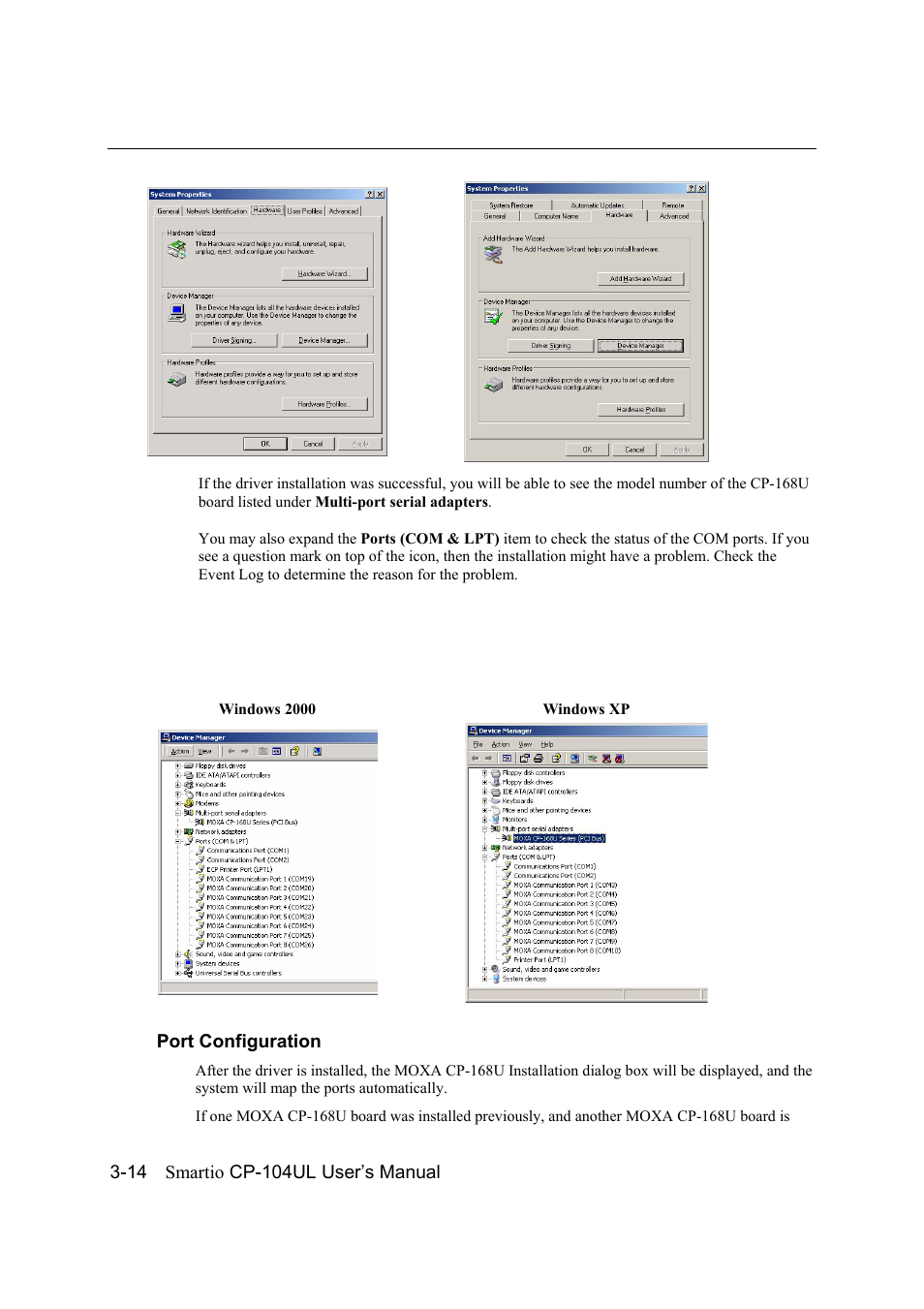 Moxa Technologies CP-104UL User Manual | Page 28 / 69