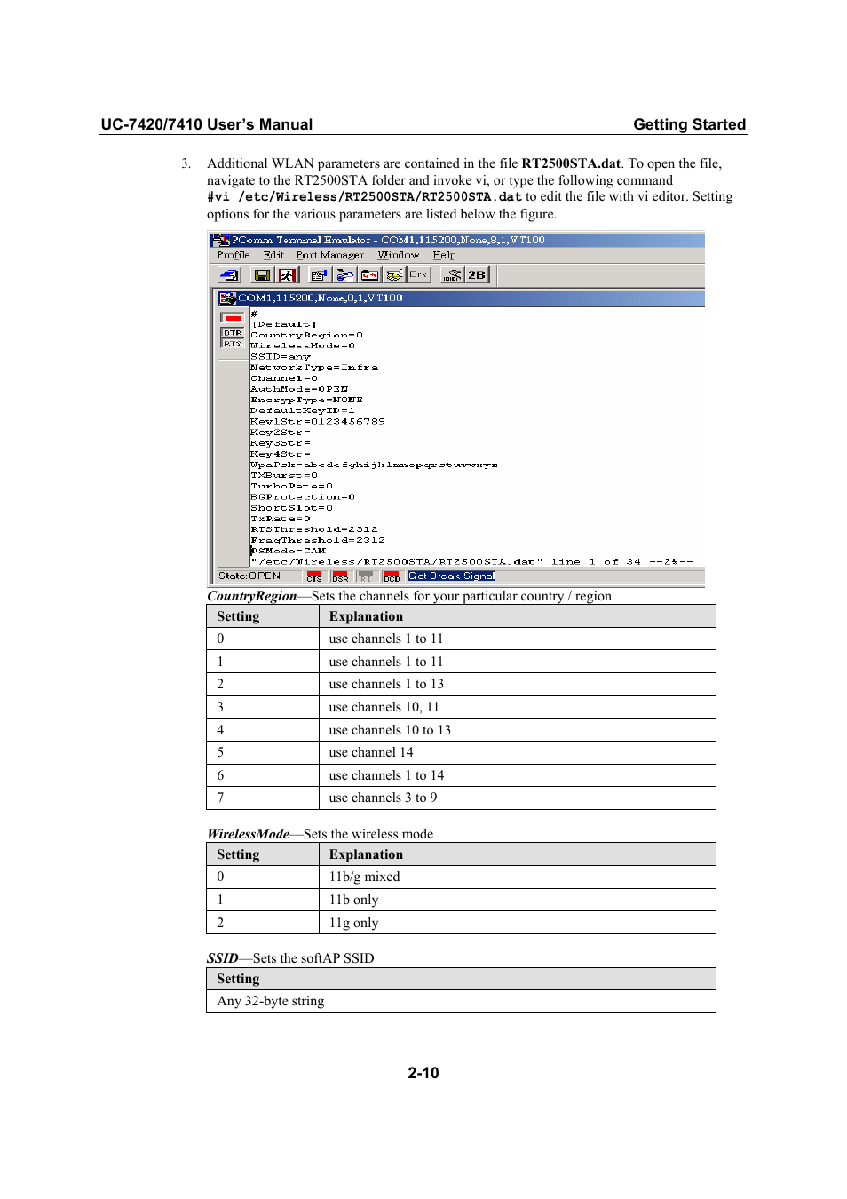 Moxa Technologies UC-7420/7410 User Manual | Page 30 / 106