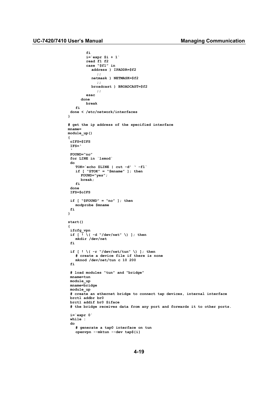 Moxa Technologies UC-7420/7410 User Manual | Page 71 / 106