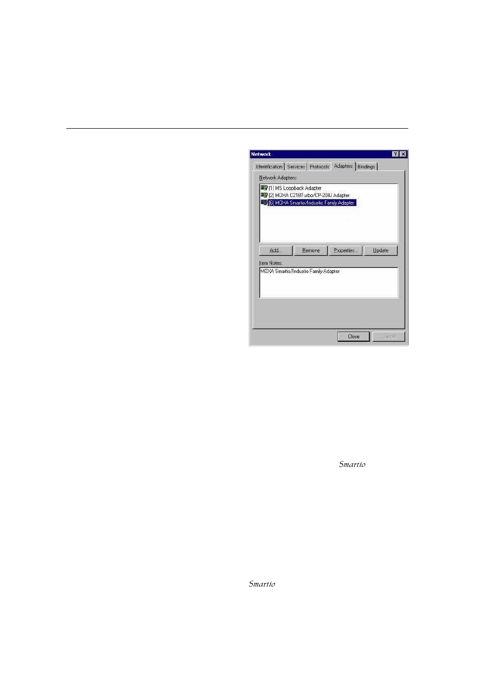 Windows 95/98 | Moxa Technologies C104H/PCI Series User Manual | Page 27 / 64