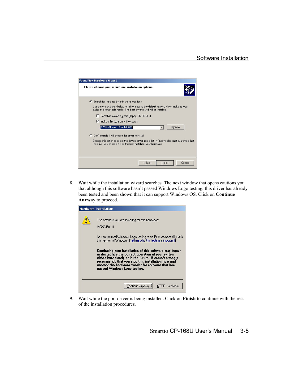 Moxa Technologies CP-168U User Manual | Page 21 / 86