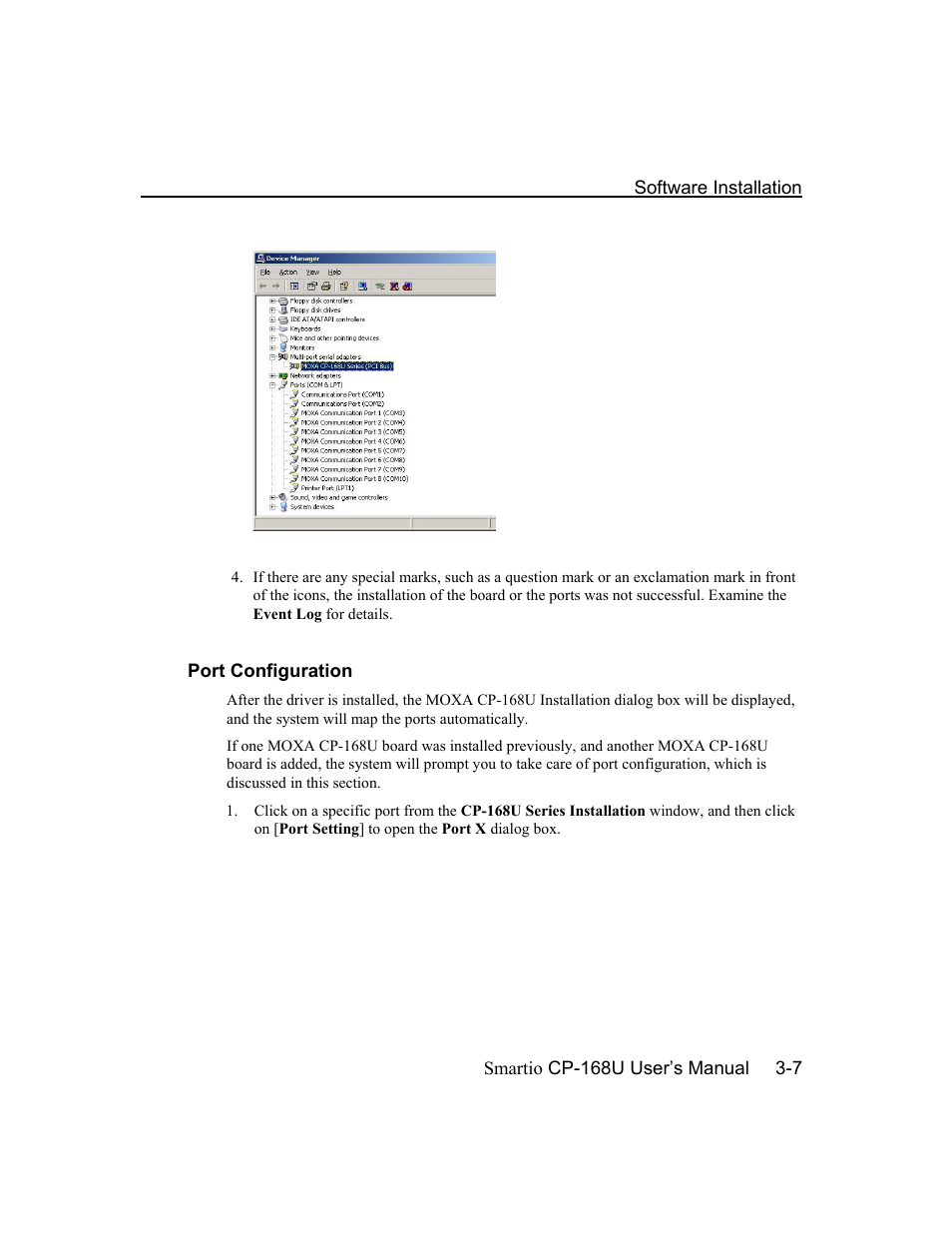 Moxa Technologies CP-168U User Manual | Page 23 / 86