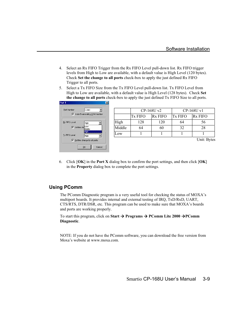 Moxa Technologies CP-168U User Manual | Page 25 / 86