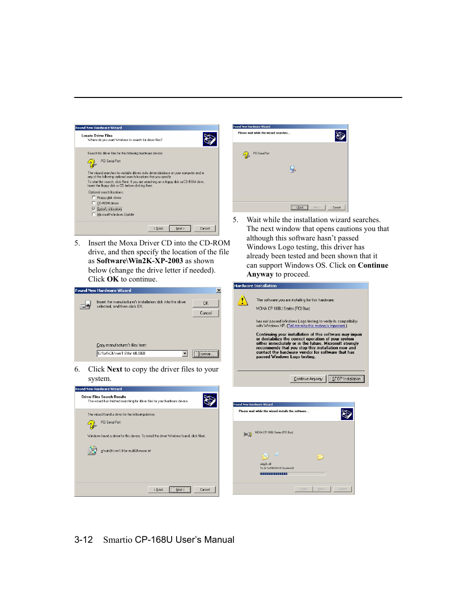 Moxa Technologies CP-168U User Manual | Page 28 / 86