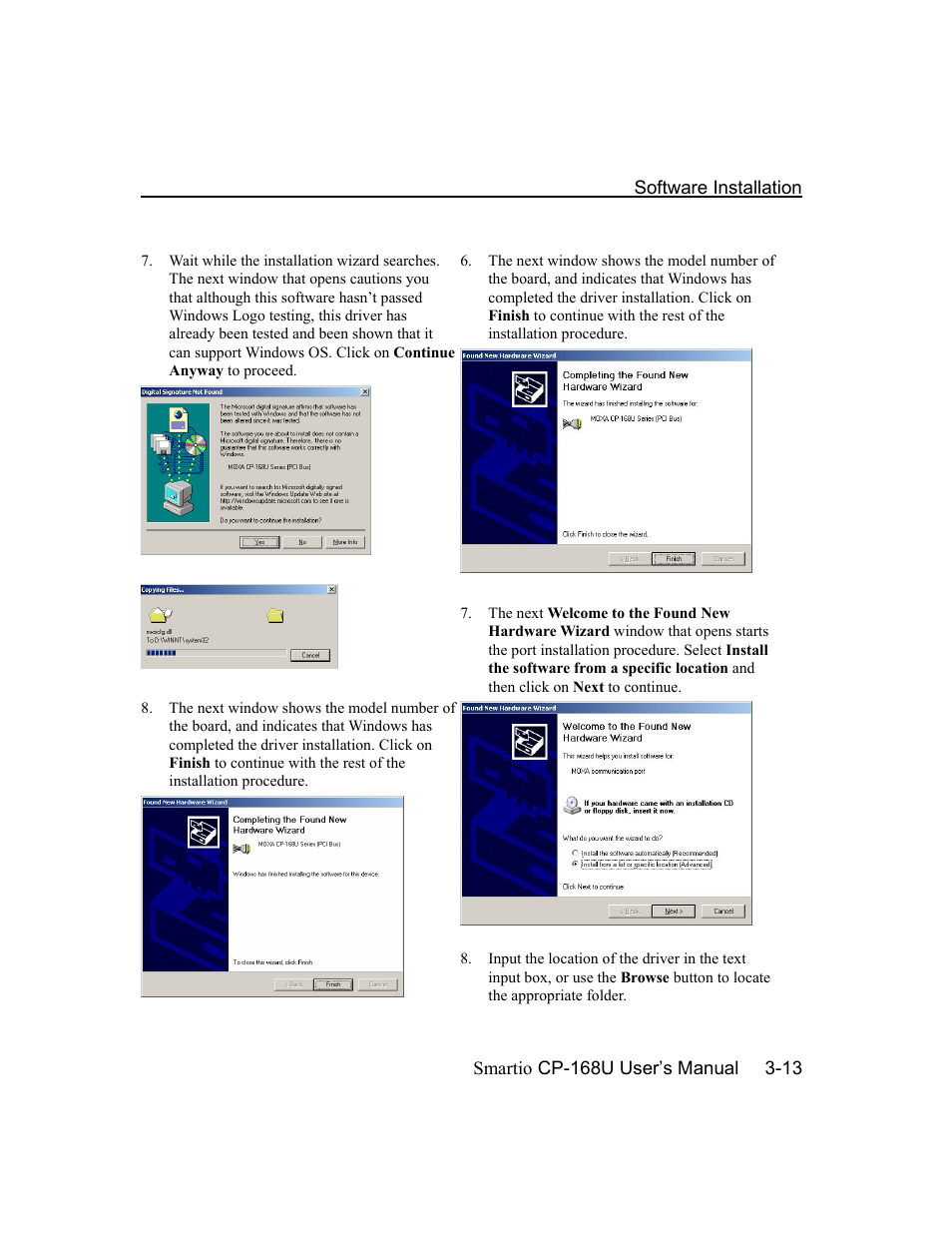 Moxa Technologies CP-168U User Manual | Page 29 / 86