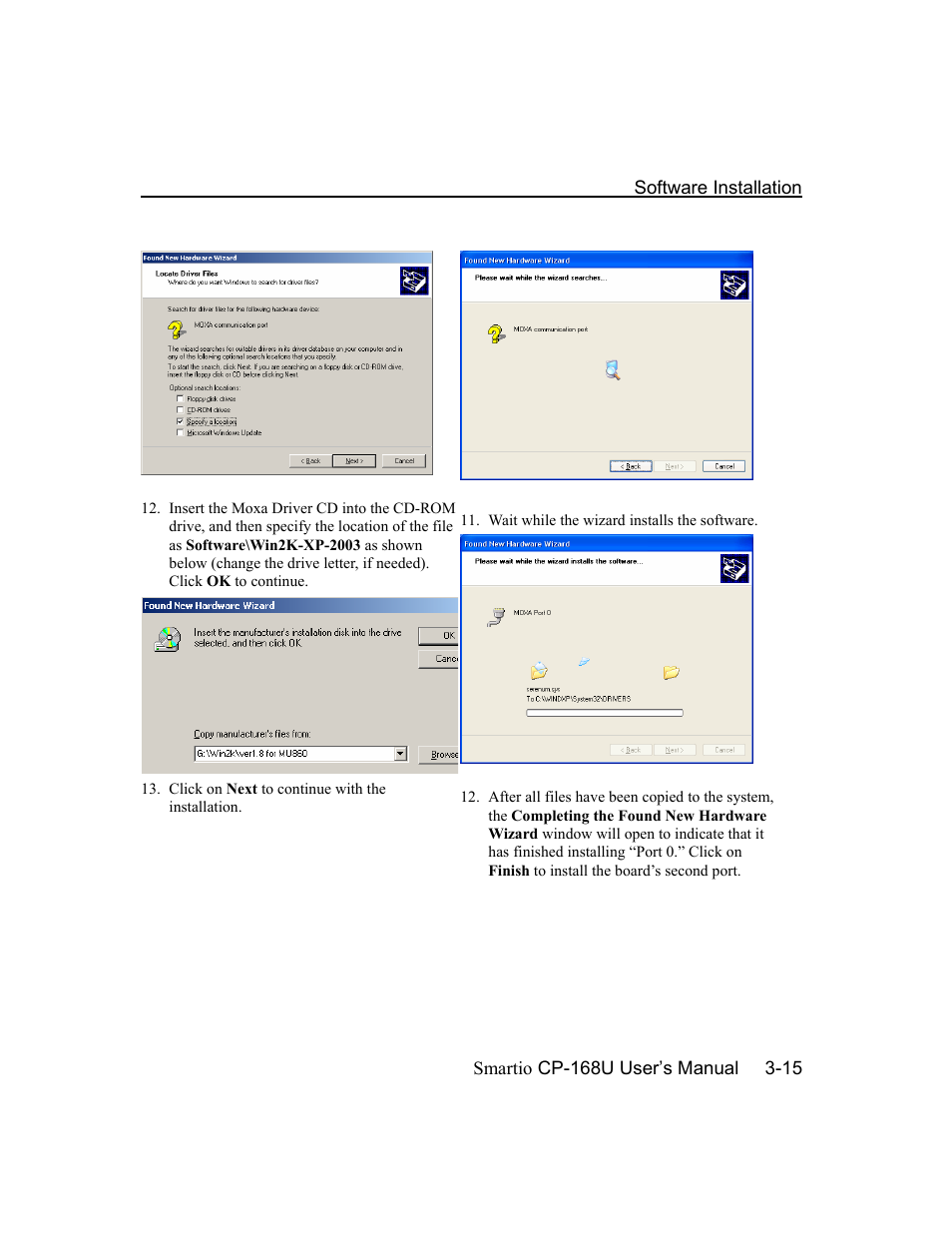 Moxa Technologies CP-168U User Manual | Page 31 / 86