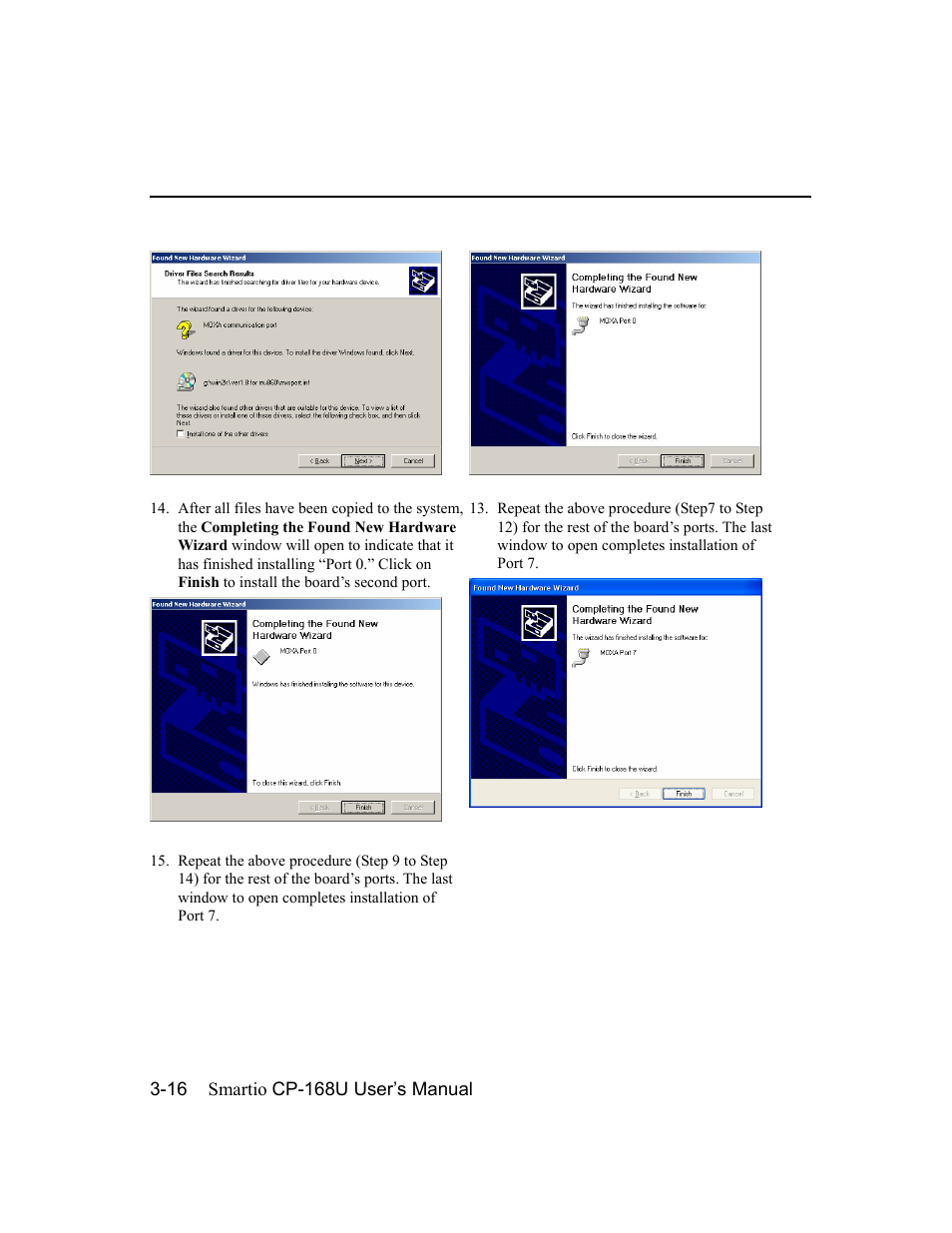 Moxa Technologies CP-168U User Manual | Page 32 / 86