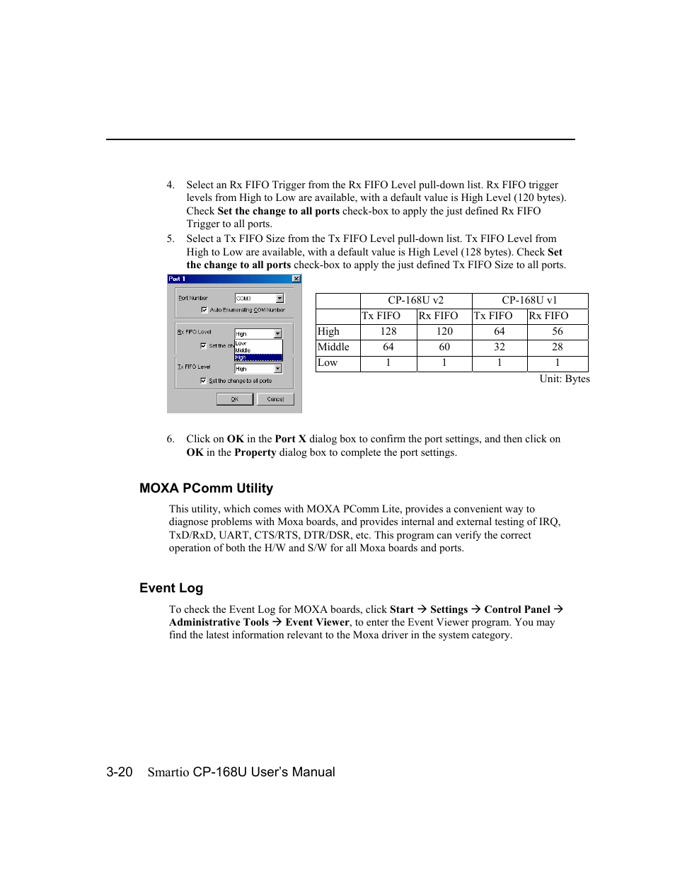 Moxa Technologies CP-168U User Manual | Page 36 / 86