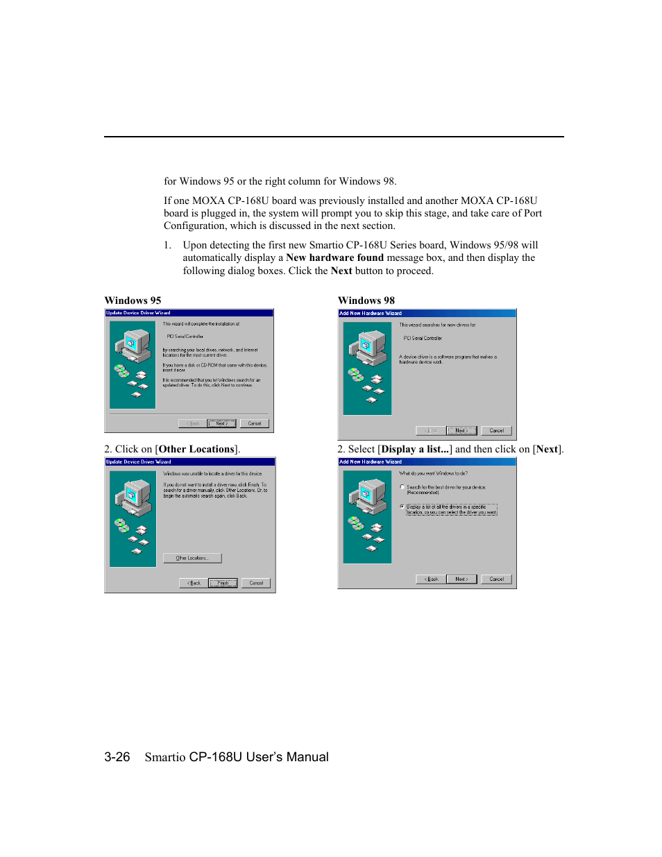 Moxa Technologies CP-168U User Manual | Page 42 / 86