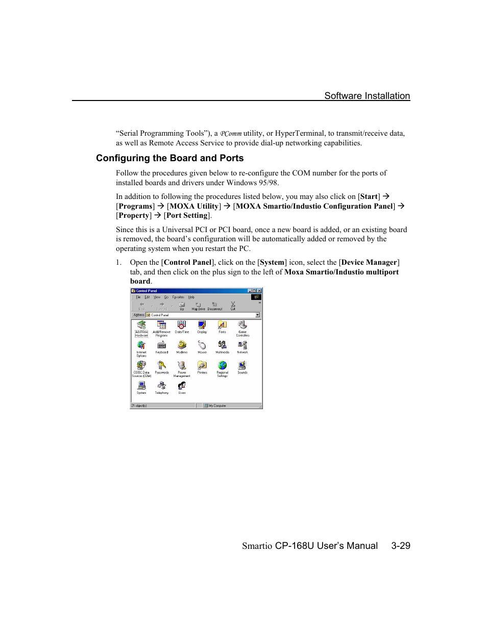 Moxa Technologies CP-168U User Manual | Page 45 / 86