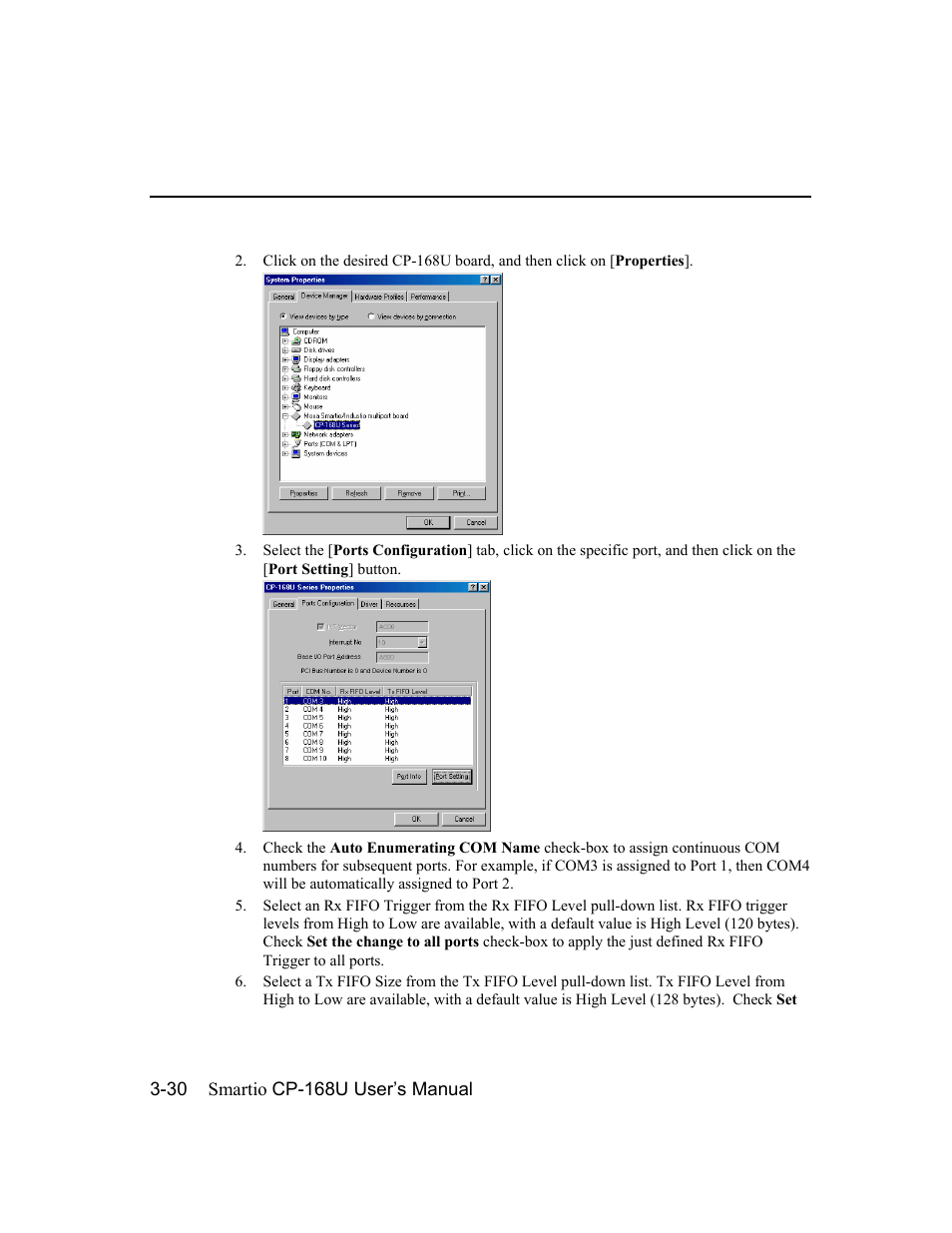 Moxa Technologies CP-168U User Manual | Page 46 / 86