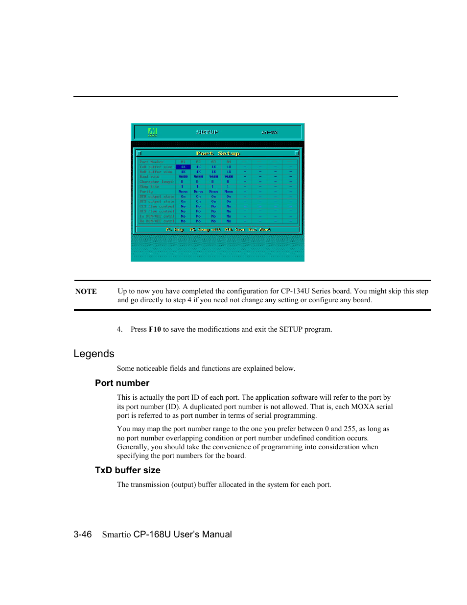 Legends | Moxa Technologies CP-168U User Manual | Page 62 / 86