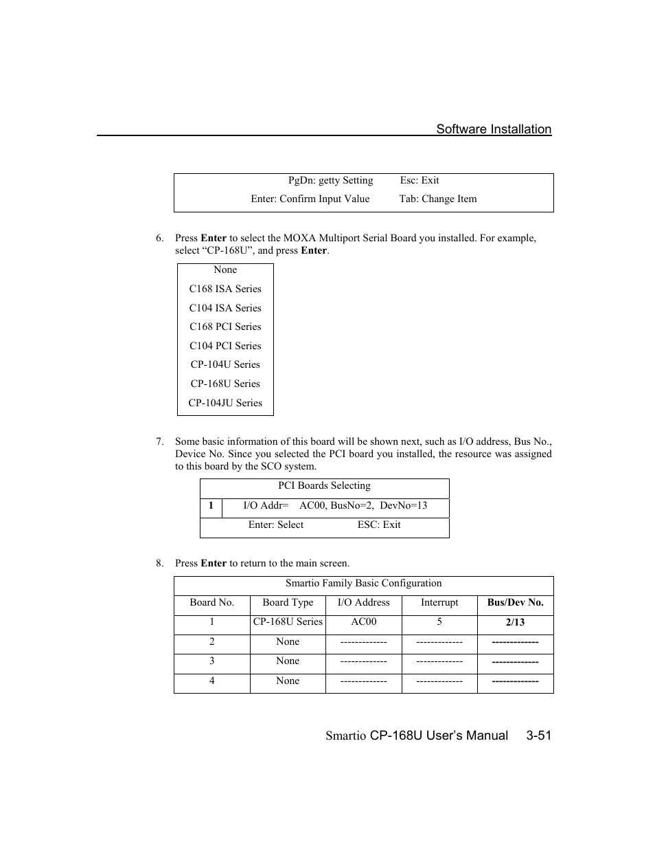 Moxa Technologies CP-168U User Manual | Page 67 / 86