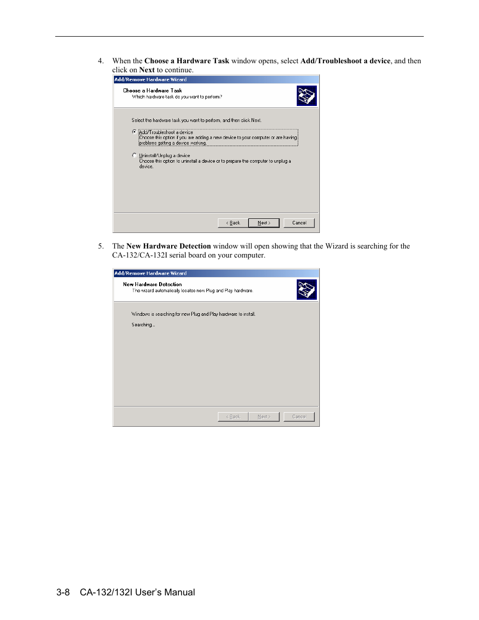 Moxa Technologies CA-132/132I User Manual | Page 22 / 49