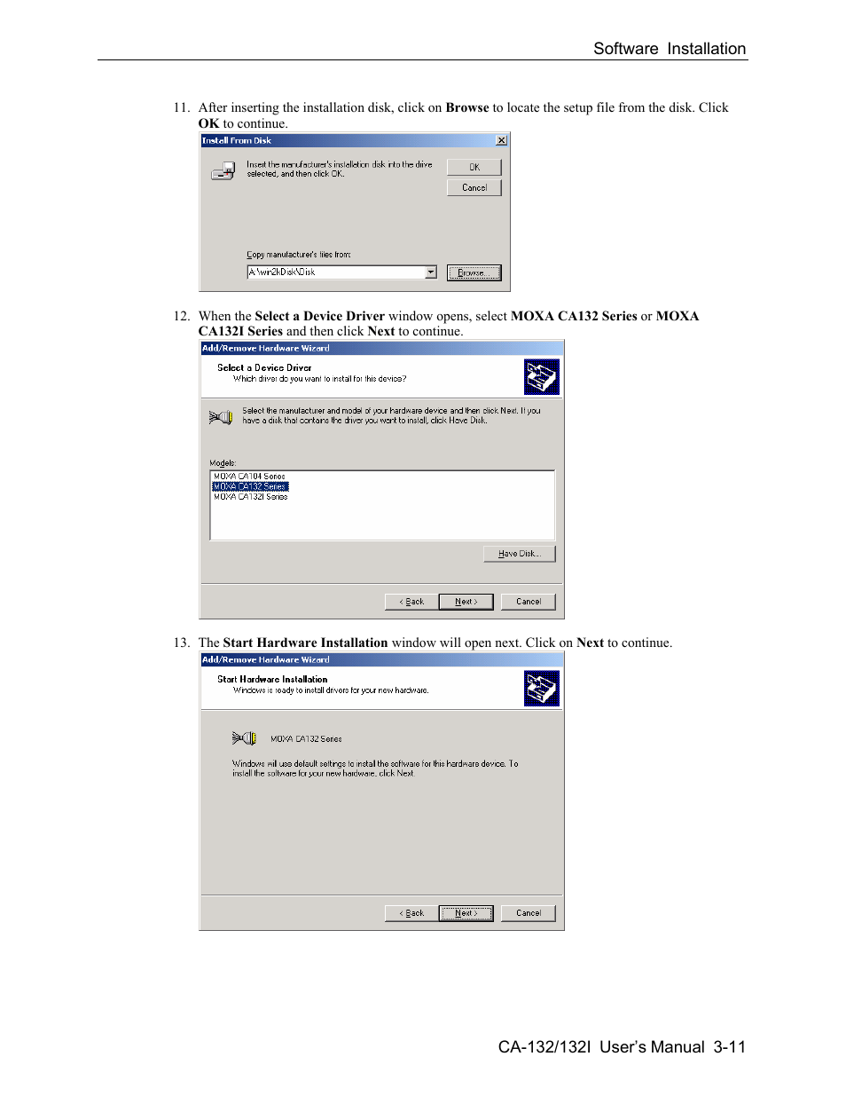 Moxa Technologies CA-132/132I User Manual | Page 25 / 49