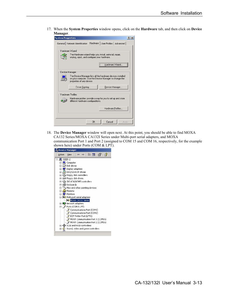 Moxa Technologies CA-132/132I User Manual | Page 27 / 49