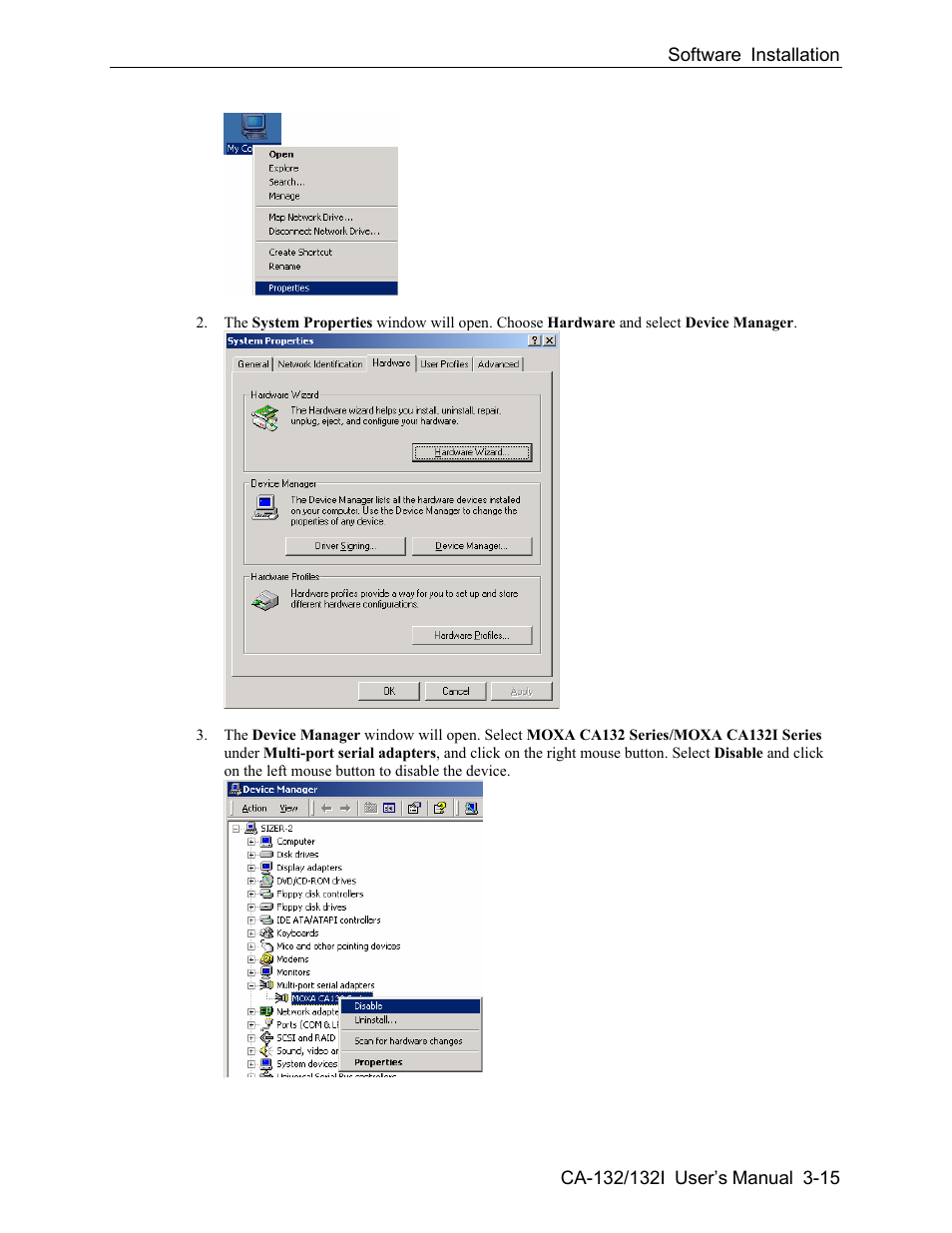 Moxa Technologies CA-132/132I User Manual | Page 29 / 49