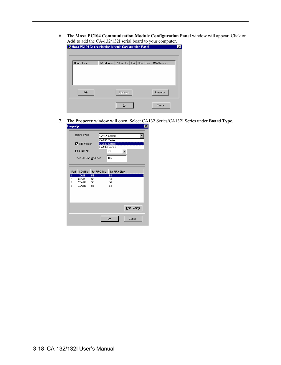 Moxa Technologies CA-132/132I User Manual | Page 32 / 49