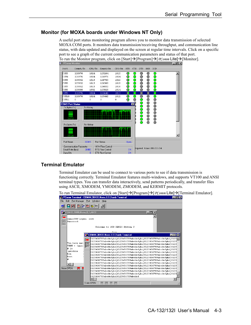 Moxa Technologies CA-132/132I User Manual | Page 43 / 49