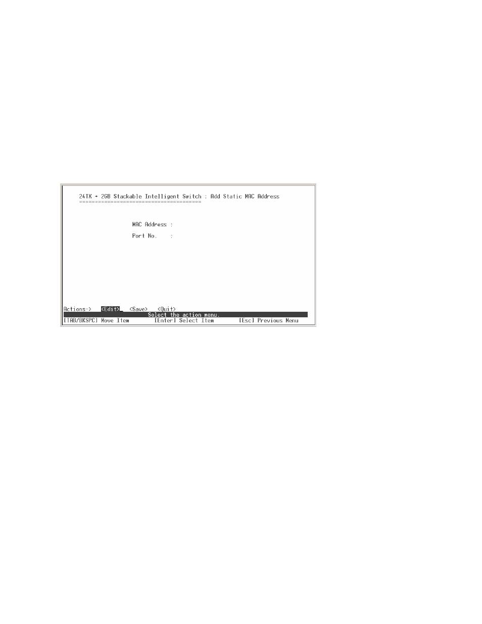 3-7-1. static mac address | Milan Technology MIL-SM2401M-STK User Manual | Page 101 / 207