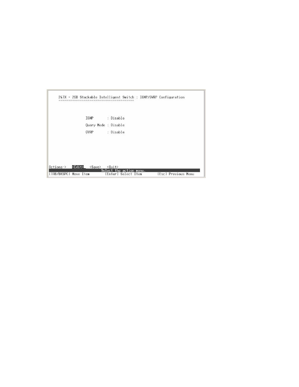 4-4. igmp/gvrp configuration | Milan Technology MIL-SM2401M-STK User Manual | Page 129 / 207