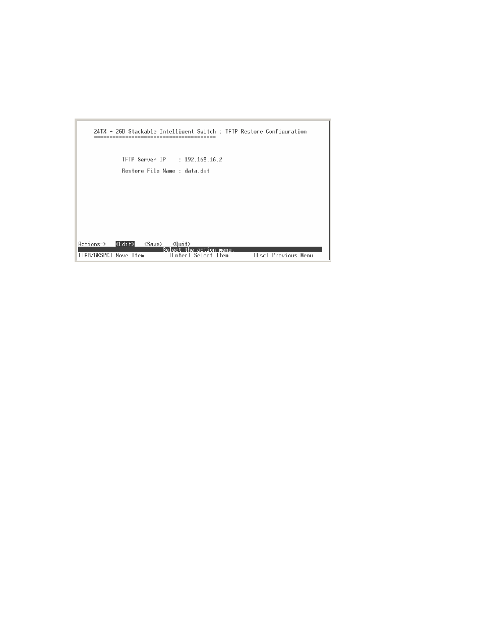 5-3-2. tftp restore configuration | Milan Technology MIL-SM2401M-STK User Manual | Page 140 / 207