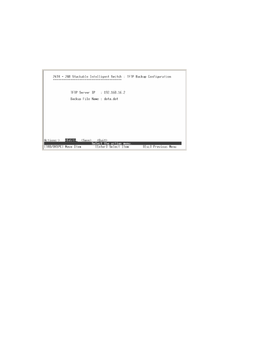 5-3-3. tftp backup configuration | Milan Technology MIL-SM2401M-STK User Manual | Page 141 / 207