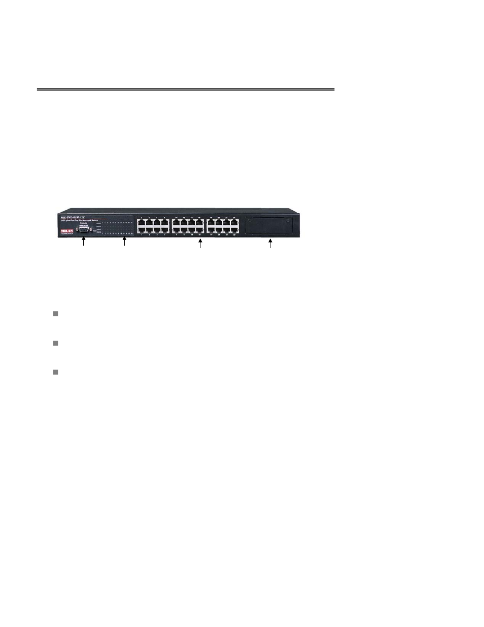 Hardware description, Front panel | Milan Technology MIL-SM2401M-STK User Manual | Page 16 / 207