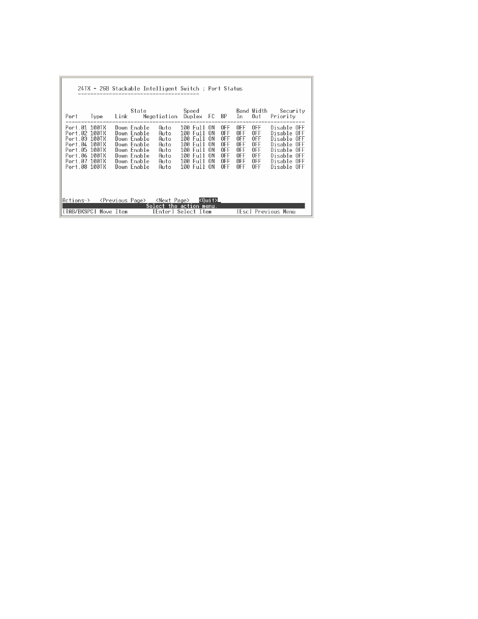 2-1. port status | Milan Technology MIL-SM2401M-STK User Manual | Page 72 / 207