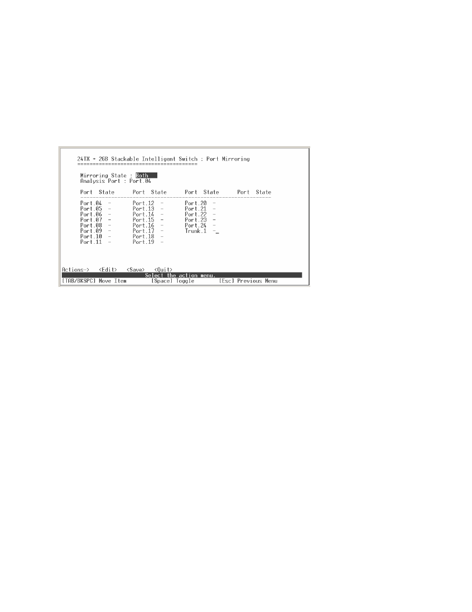 3-4. port mirroring configuration | Milan Technology MIL-SM2401M-STK User Manual | Page 86 / 207