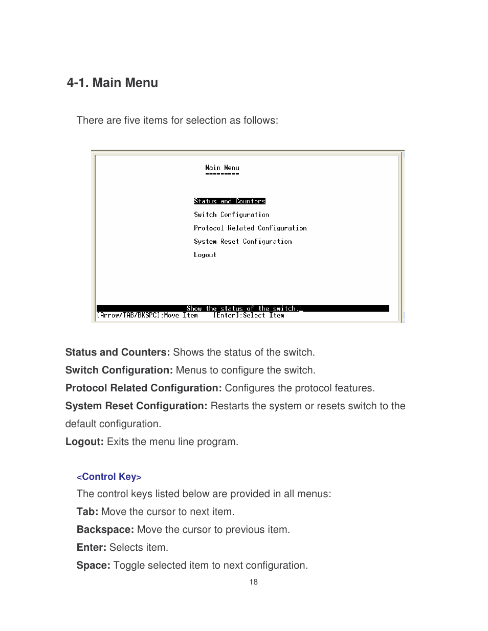 1. main menu | Milan Technology MIL-SME801P User Manual | Page 24 / 155