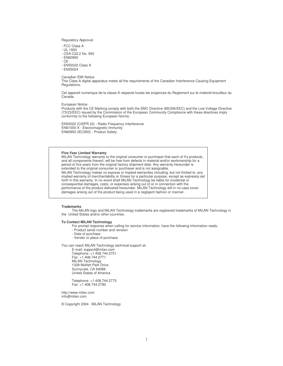 Milan Technology MIL-S24002TGXX User Manual | Page 2 / 14