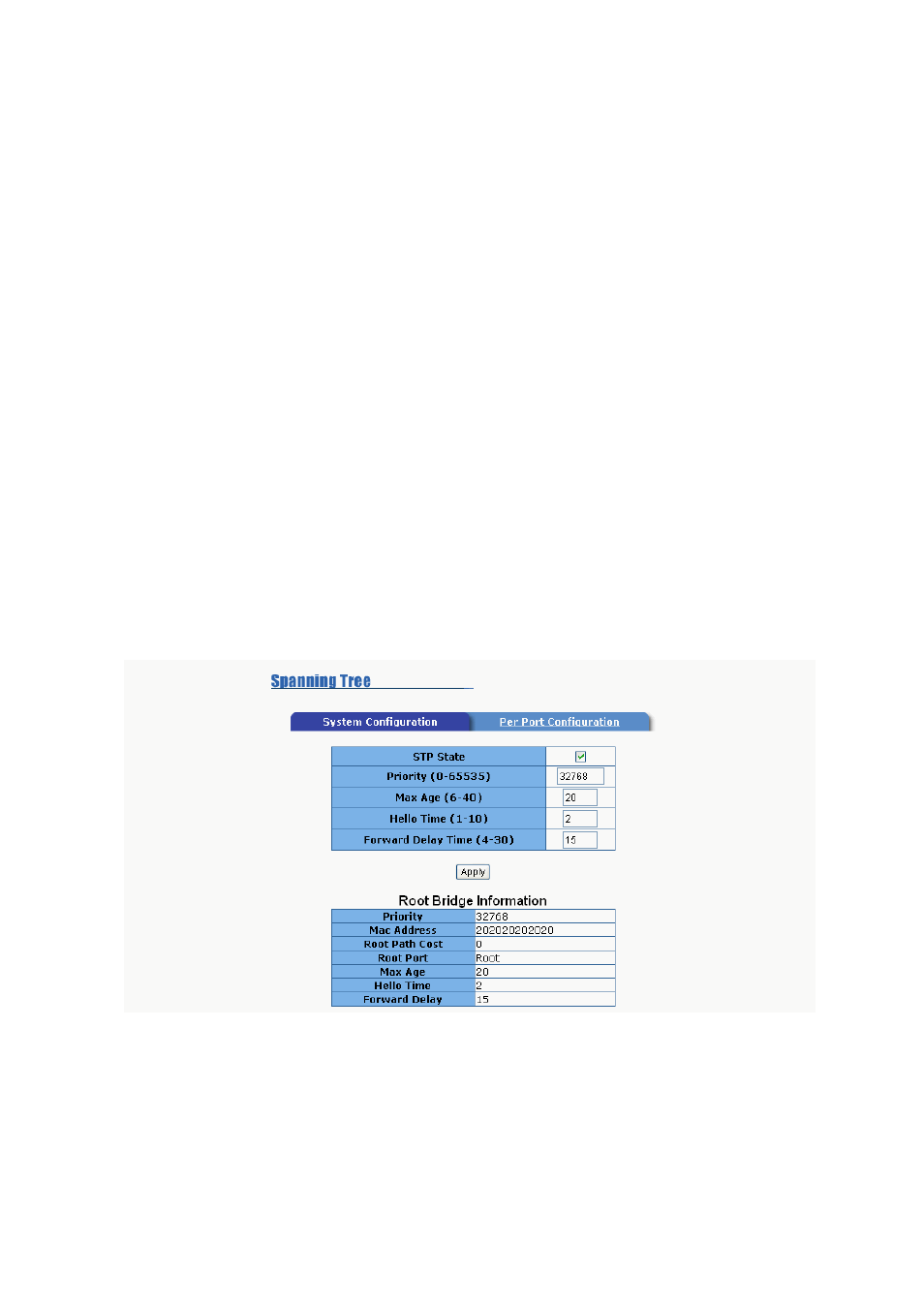 4-8. spanning tree | Milan Technology MIL-SME801GSX User Manual | Page 135 / 155