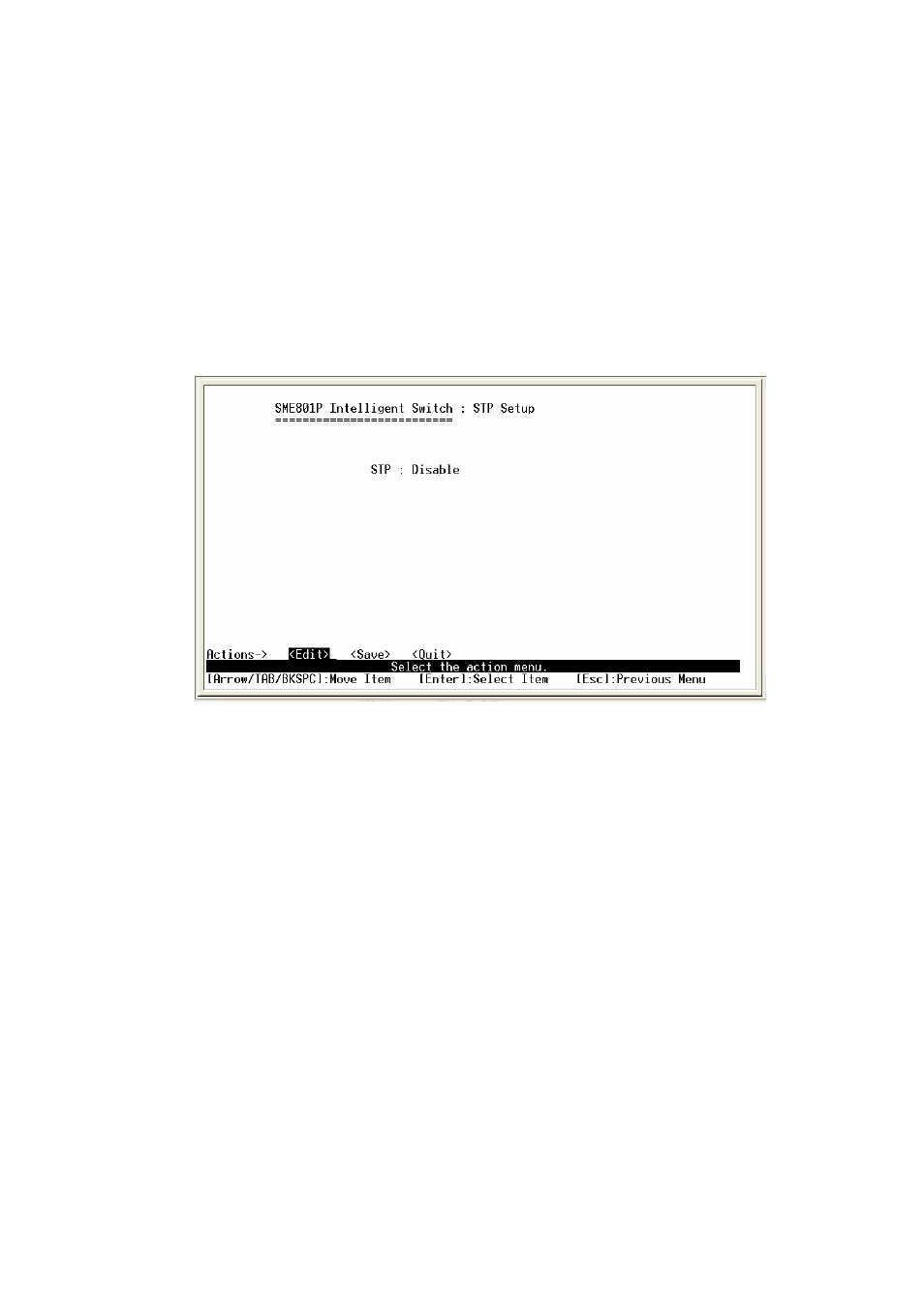 4-1-1. stp setup | Milan Technology MIL-SME801GSX User Manual | Page 63 / 155