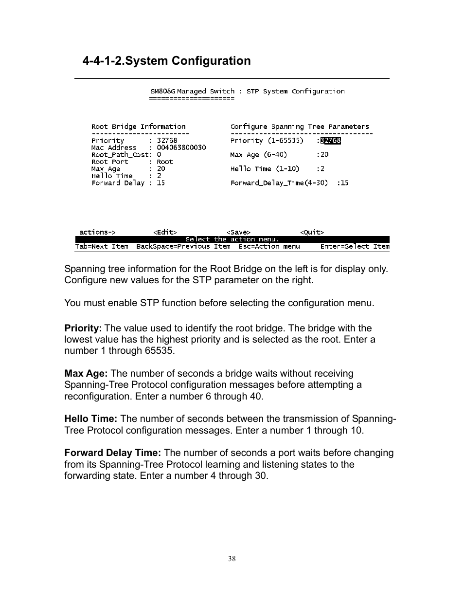 4-1-2. system configuration, 4-1-2.system configuration | Milan Technology MIL-SM808G User Manual | Page 42 / 88