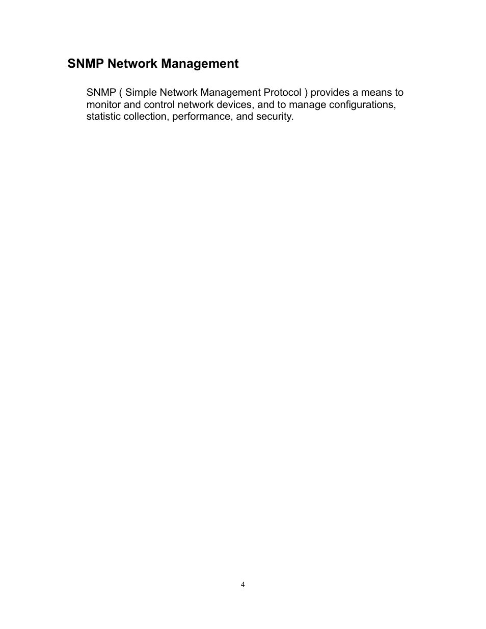 Snmp network management | Milan Technology MIL-SM808G User Manual | Page 8 / 88