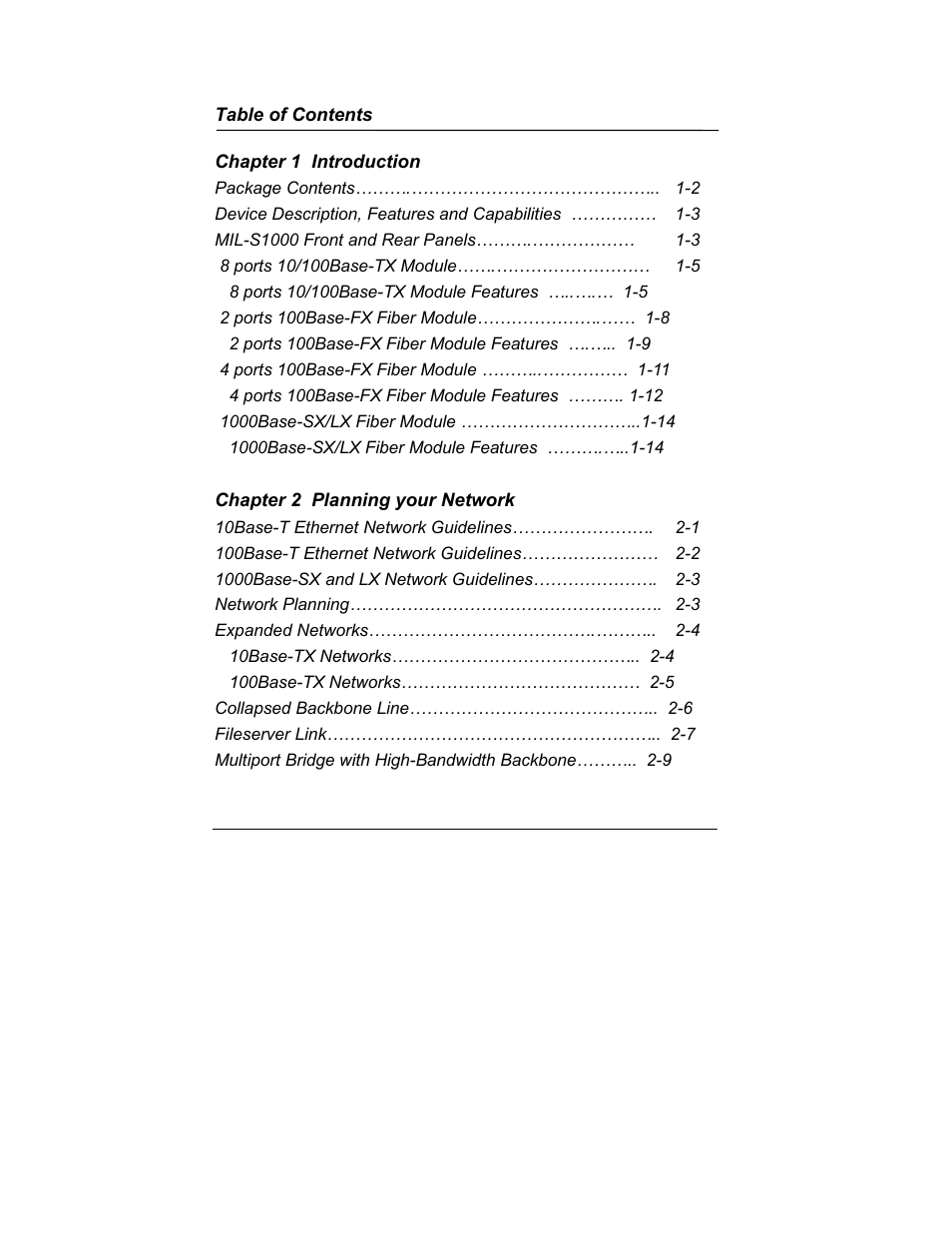 Milan Technology MIL-S1000 User Manual | Page 3 / 42