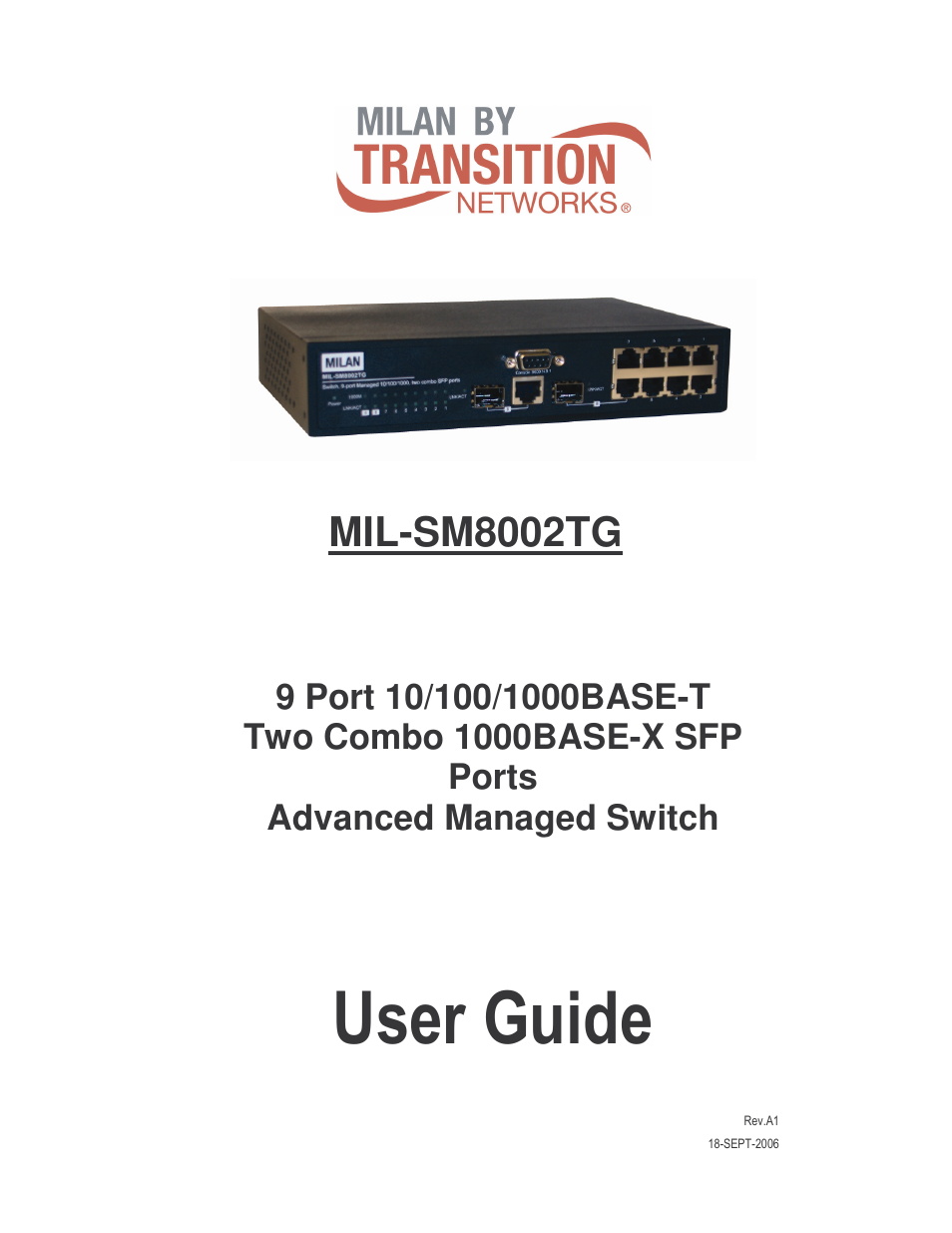 Milan Technology MIL-SM8002TG User Manual | 180 pages