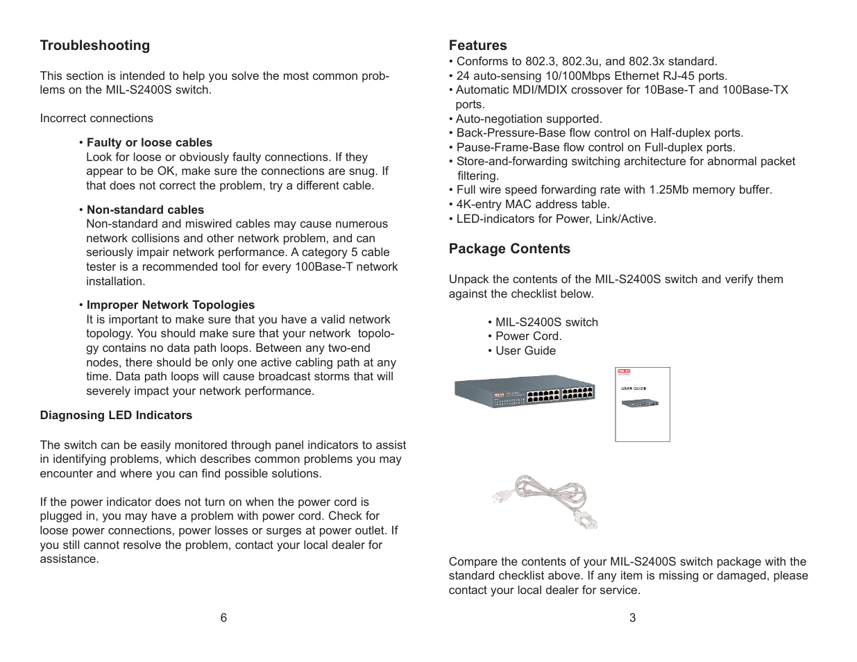 Milan Technology mil-s2400s User Manual | Page 3 / 4