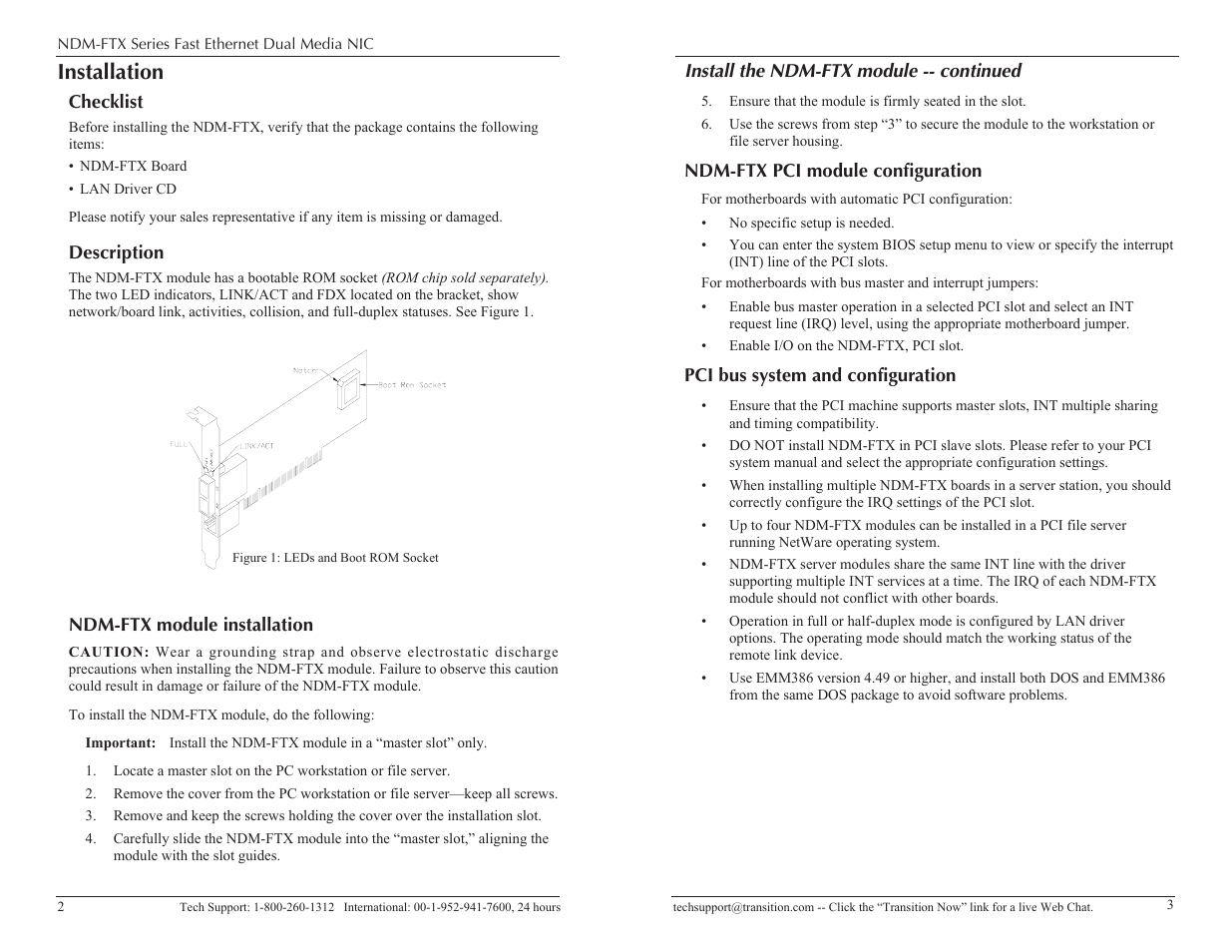 Installation | Milan Technology NDM-FTX-XX-01 User Manual | Page 2 / 5