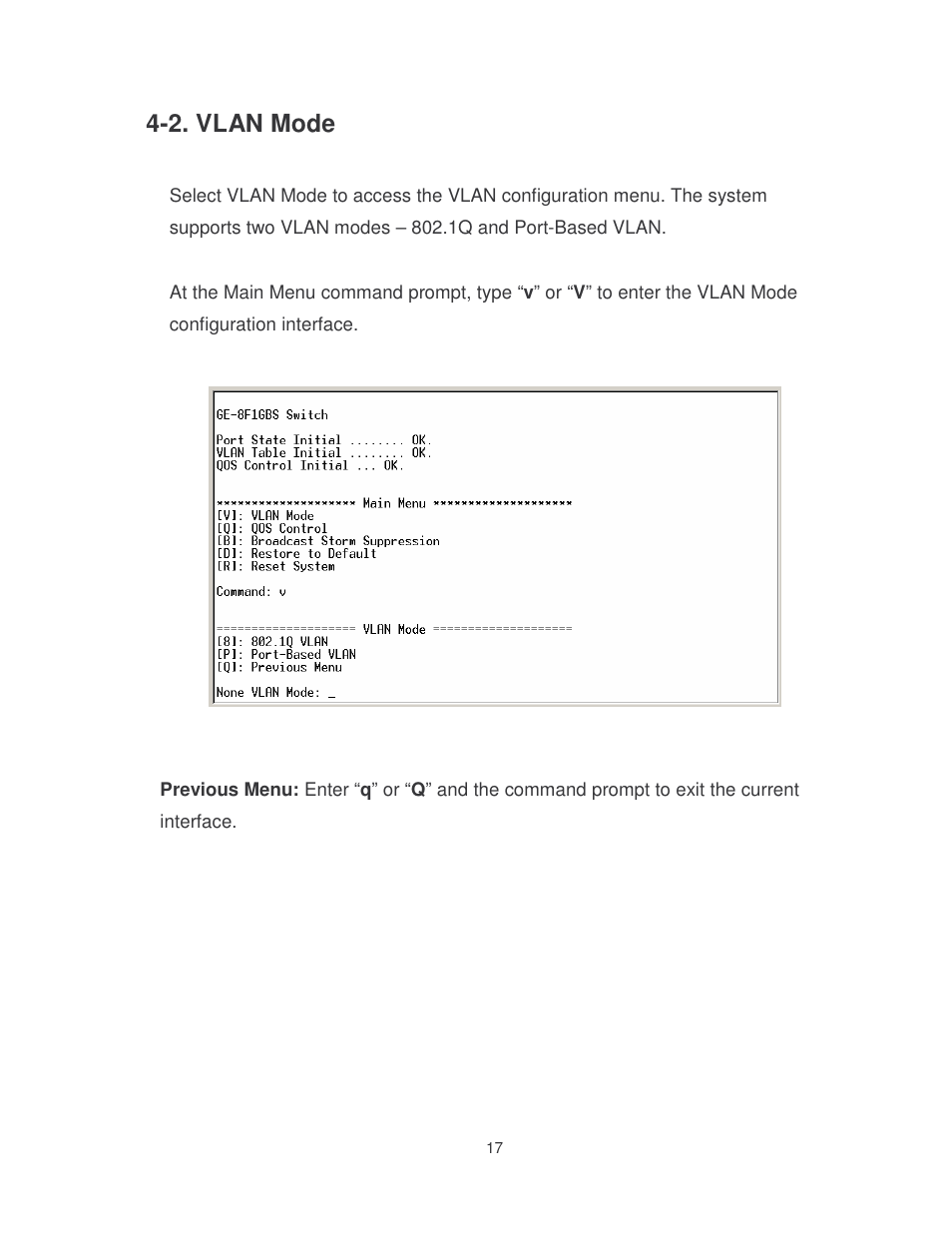 2. vlan mode | Milan Technology MIL-S8001TG User Manual | Page 21 / 39