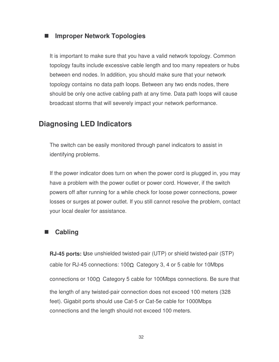 Diagnosing led indicators | Milan Technology MIL-S8001TG User Manual | Page 36 / 39
